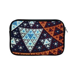 Fractal Triangle Geometric Abstract Pattern Apple Macbook Pro 13  Zipper Case by Cemarart