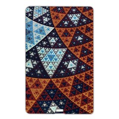 Fractal Triangle Geometric Abstract Pattern Name Card Style Usb Flash Drive by Cemarart