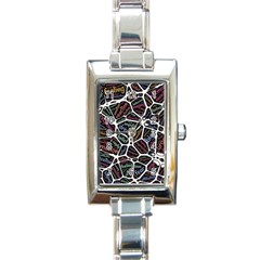 Mental Human Experience Mindset Rectangle Italian Charm Watch by Paksenen