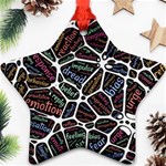 Mental Human Experience Mindset Ornament (Star) Front