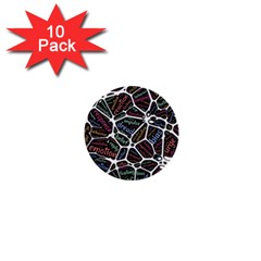 Mental Human Experience Mindset 1  Mini Buttons (10 Pack)  by Paksenen