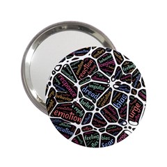 Mental Human Experience Mindset 2 25  Handbag Mirrors by Paksenen