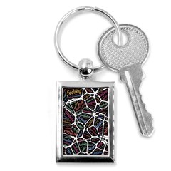 Mental Human Experience Mindset Key Chain (rectangle) by Paksenen