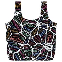 Mental Human Experience Mindset Full Print Recycle Bag (xl) by Paksenen