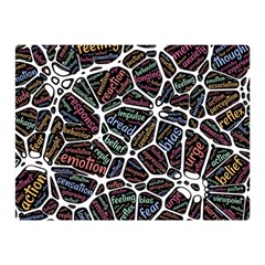 Mental Human Experience Mindset Two Sides Premium Plush Fleece Blanket (mini) by Paksenen