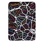 Mental Human Experience Mindset Rectangular Glass Fridge Magnet (4 pack) Front