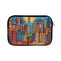 City New York Nyc Skyscraper Skyline Downtown Night Business Urban Travel Landmark Building Architec Apple Ipad Mini Zipper Cases