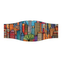 City New York Nyc Skyscraper Skyline Downtown Night Business Urban Travel Landmark Building Architec Stretchable Headband by Posterlux