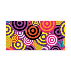 Abstract Circles Background Retro Yoga Headband by Ravend