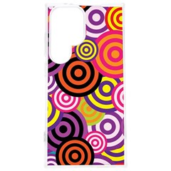 Abstract Circles Background Retro Samsung Galaxy S24 Plus 6.7 Inch TPU UV Case