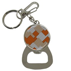 Abstract Pattern Line Art Design Decoration Bottle Opener Key Chain by Ravend