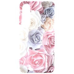 Pastel Rose  Flower Blue Pink White Samsung Galaxy S24 6 2 Inch Black Tpu Uv Case by Cemarart