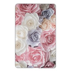 Pastel Rose  Flower Blue Pink White Name Card Style Usb Flash Drive by Cemarart