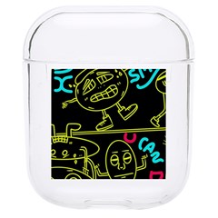 Keep Smiling Doodle Hard Pc Airpods 1/2 Case by Cemarart