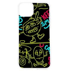 Keep Smiling Doodle Iphone 15 Tpu Uv Print Case by Cemarart