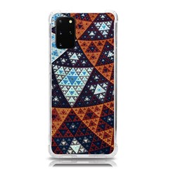 Fractal Triangle Geometric Abstract Pattern Samsung Galaxy S20 Plus 6 7 Inch Tpu Uv Case by Cemarart