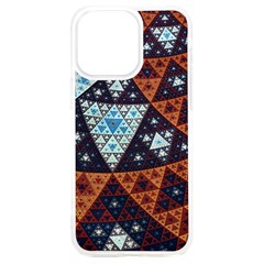 Fractal Triangle Geometric Abstract Pattern Iphone 15 Plus Tpu Uv Print Case