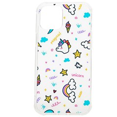 Unicorns Rainbows Seamless Pattern Iphone 12 Pro Max Tpu Uv Print Case