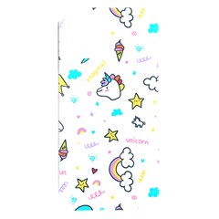 Unicorns Rainbows Seamless Pattern Iphone 15 Plus Black Uv Print Pc Hardshell Case by Bedest