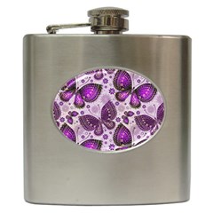 Butterflies Butterfly Insect Nature Hip Flask (6 Oz) by Proyonanggan