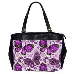 Butterflies Butterfly Insect Nature Oversize Office Handbag (2 Sides) by Proyonanggan