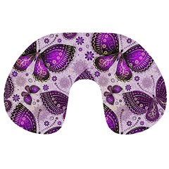 Butterflies Butterfly Insect Nature Travel Neck Pillow by Proyonanggan