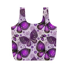 Butterflies Butterfly Insect Nature Full Print Recycle Bag (m) by Proyonanggan