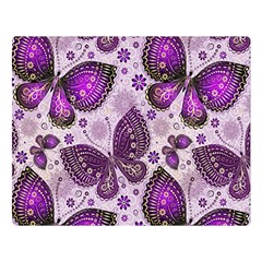 Butterflies Butterfly Insect Nature Two Sides Premium Plush Fleece Blanket (large) by Proyonanggan