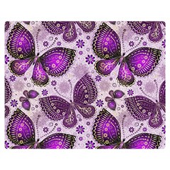 Butterflies Butterfly Insect Nature Premium Plush Fleece Blanket (medium) by Proyonanggan