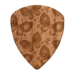 Butterflies Butterfly Insect Nature Wood Guitar Pick (set Of 10) by Proyonanggan