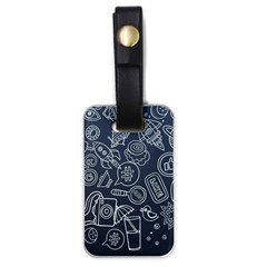 Internet Planet Drink Computer Luggage Tag (one Side) by Proyonanggan