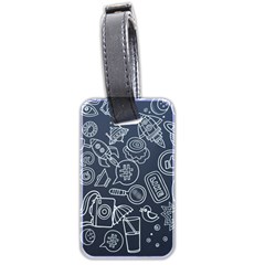 Internet Planet Drink Computer Luggage Tag (two Sides) by Proyonanggan