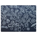 Internet Planet Drink Computer Two Sides Premium Plush Fleece Blanket (Baby Size) 40 x30  Blanket Front