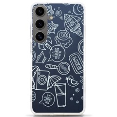 Internet Planet Drink Computer Samsung Galaxy S24 Ultra 6 9 Inch Tpu Uv Case by Proyonanggan