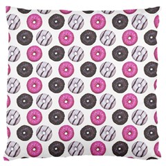 Pattern Seamless Design Decorative Large Premium Plush Fleece Cushion Case (two Sides) by Proyonanggan