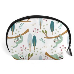 Pattern Sloth Woodland Accessory Pouch (large) by Hannah976