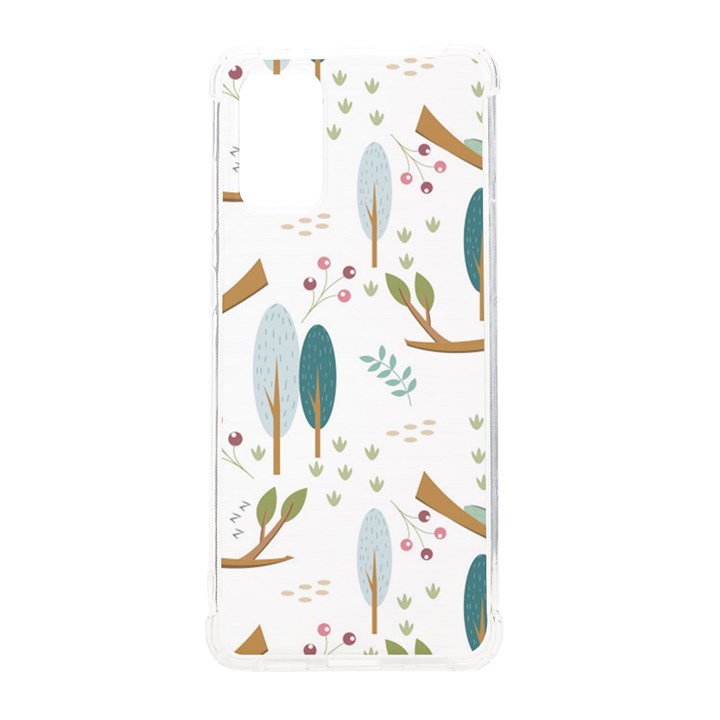 Pattern Sloth Woodland Samsung Galaxy S20 Plus 6.7 Inch TPU UV Case