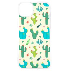 Cactus Succulents Floral Seamless Pattern Iphone 15 Tpu Uv Print Case by Hannah976