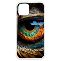 Eye Bird Feathers Vibrant Iphone 12/12 Pro Tpu Uv Print Case by Hannah976