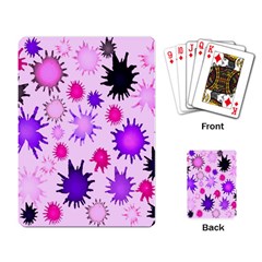 Inks Drops Black Paint Design Playing Cards Single Design (rectangle)