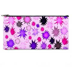 Inks Drops Black Paint Design Pencil Case by Hannah976