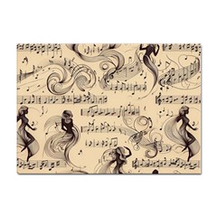 Musical Swirls Ladies Sticker A4 (100 Pack) by RiverRootz