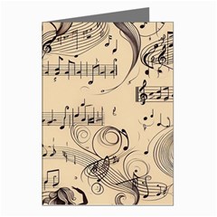 Musical Swirls Ladies Greeting Cards (pkg Of 8) by RiverRootz