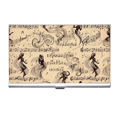 Musical Swirls Ladies Business Card Holder by RiverRootz