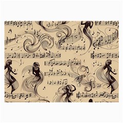 Musical Swirls Ladies Large Glasses Cloth by RiverRootz