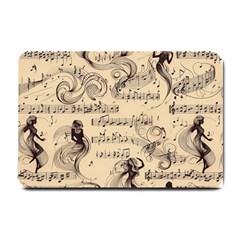 Musical Swirls Ladies Small Doormat by RiverRootz