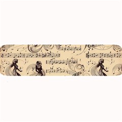 Musical Swirls Ladies Large Bar Mat by RiverRootz