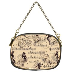 Musical Swirls Ladies Chain Purse (one Side) by RiverRootz