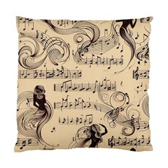 Musical Swirls Ladies Standard Cushion Case (one Side) by RiverRootz