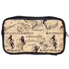 Musical Swirls Ladies Toiletries Bag (two Sides) by RiverRootz